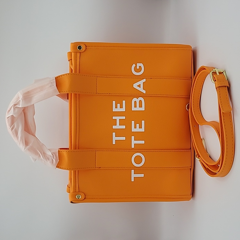 Unbranded THE TOTE BAG with crossbody strap - Orange